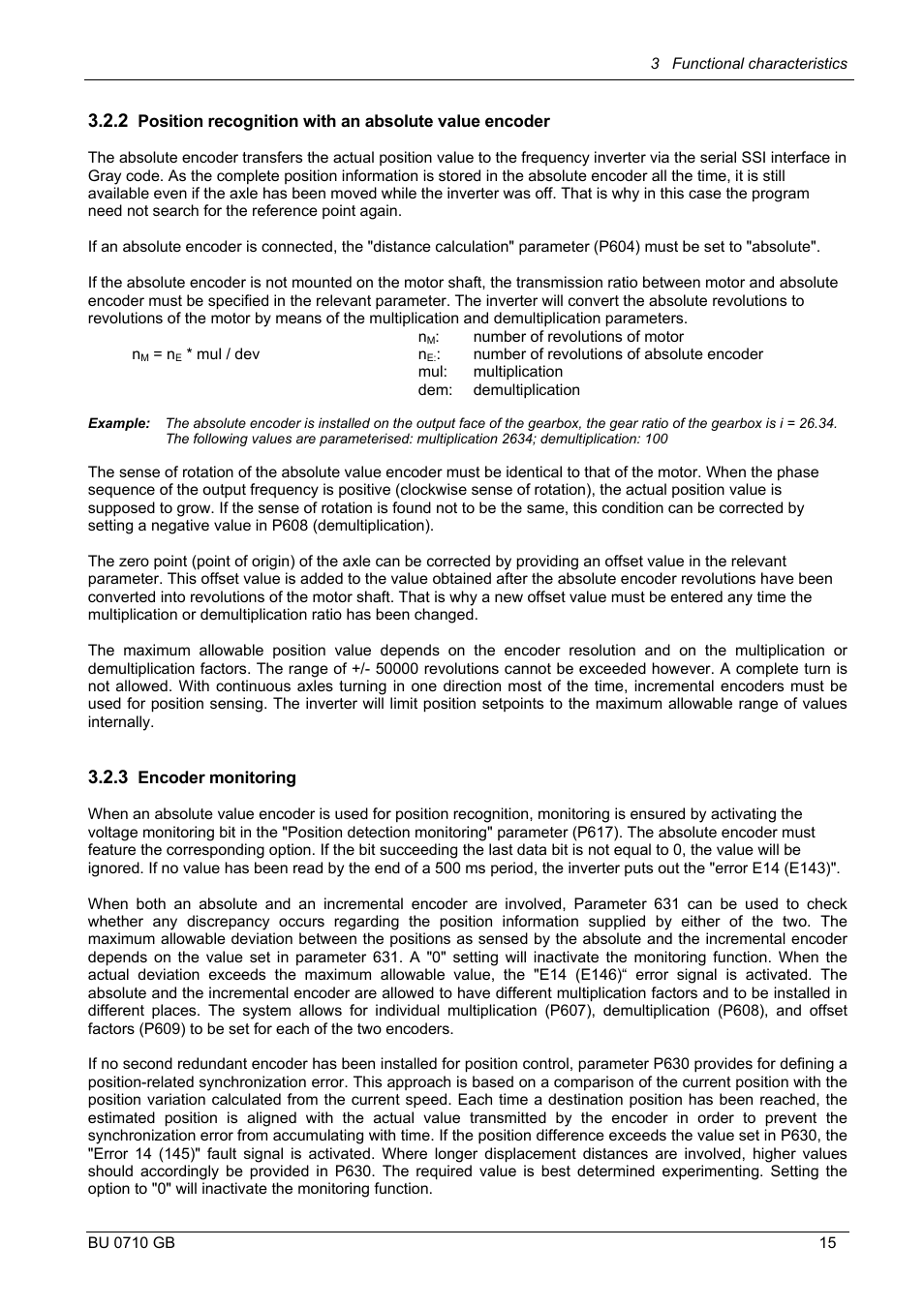 NORD Drivesystems BU0710 User Manual | Page 15 / 32