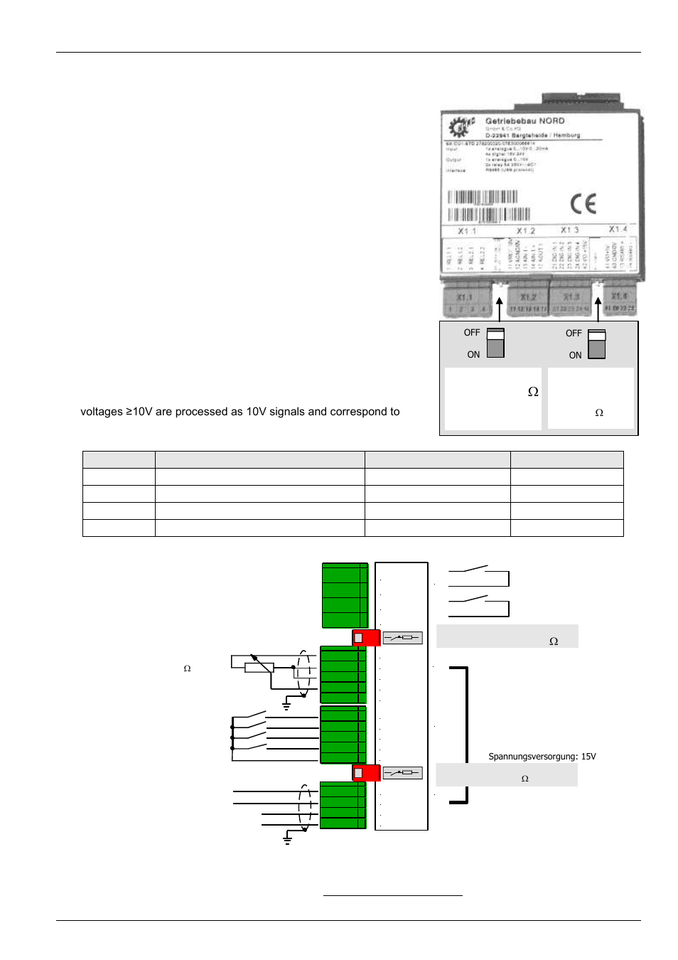 4 customer unit standard i/o | NORD Drivesystems BU0750 User Manual | Page 43 / 157