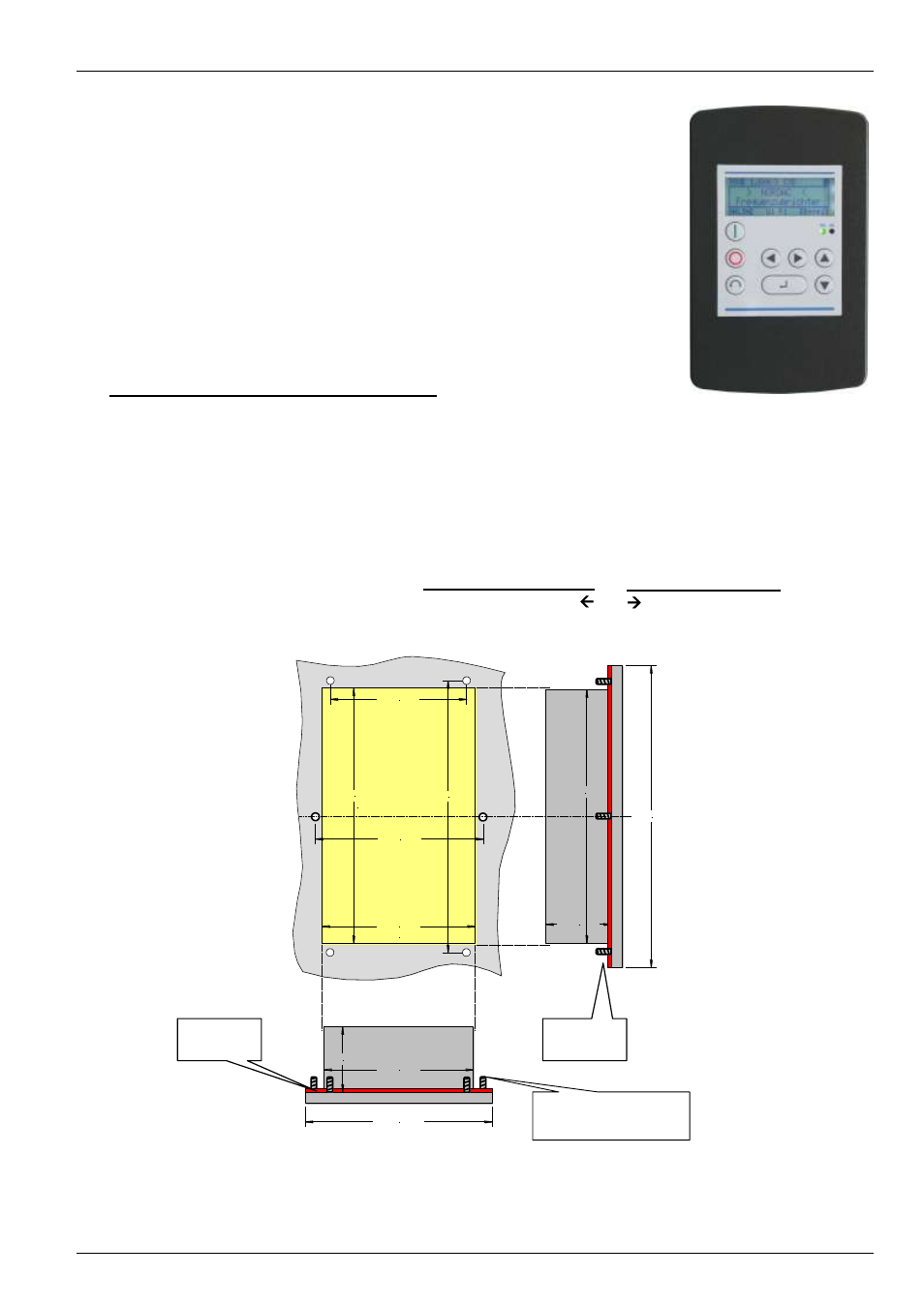 3 parameterbox installation version, sk par-2e, Mechanical installation in a control panel | NORD Drivesystems BU0750 User Manual | Page 58 / 157