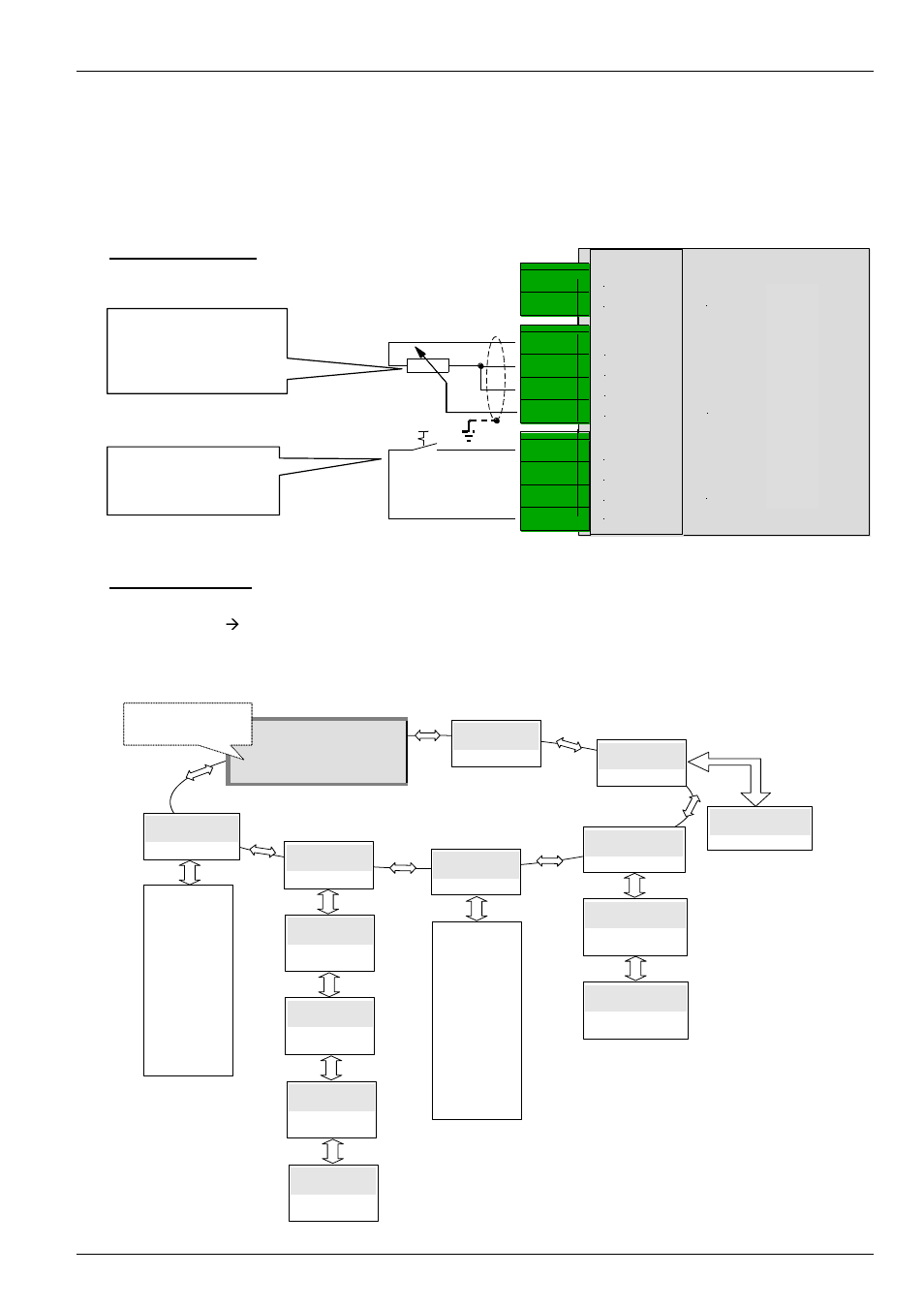 3 minimum configuration of control connections, P102, P400 | P103, P104, P105, P420, P523 | NORD Drivesystems BU0750 User Manual | Page 78 / 157