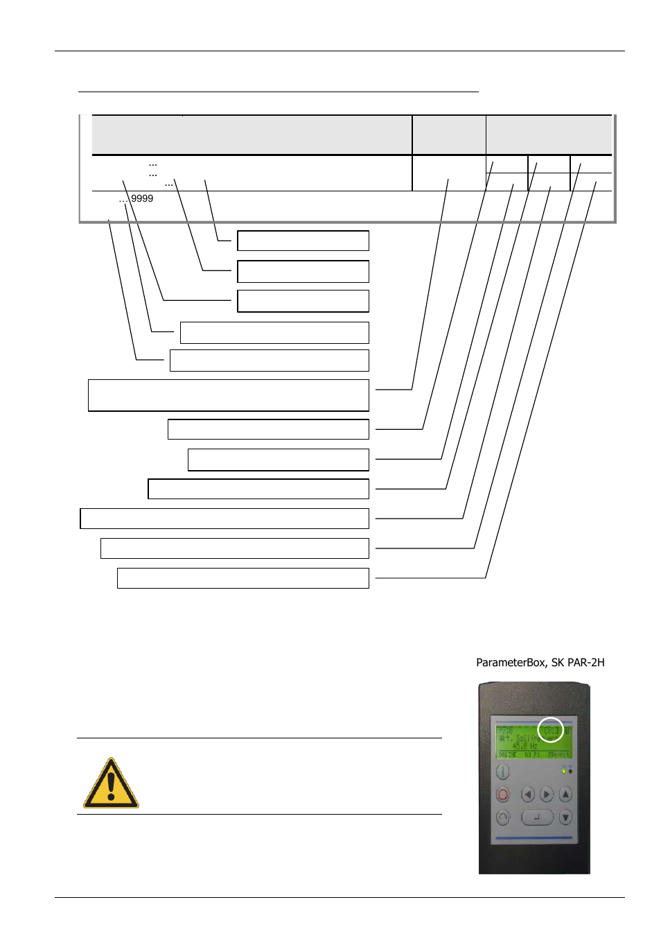 1 array parameter display | NORD Drivesystems BU0750 User Manual | Page 80 / 157