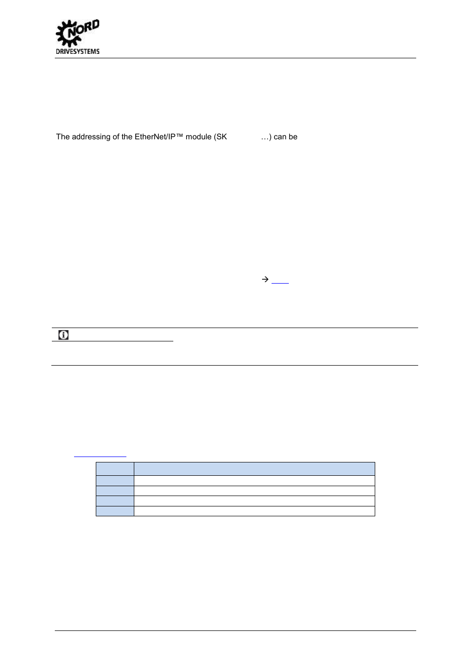 Configuration in the bus system, 1 addressing, 2 integration into the busmaster | Addressing, Integration into the busmaster, Information, 3 configuration in the bus system, Adoption of the address | NORD Drivesystems BU2100 User Manual | Page 9 / 34