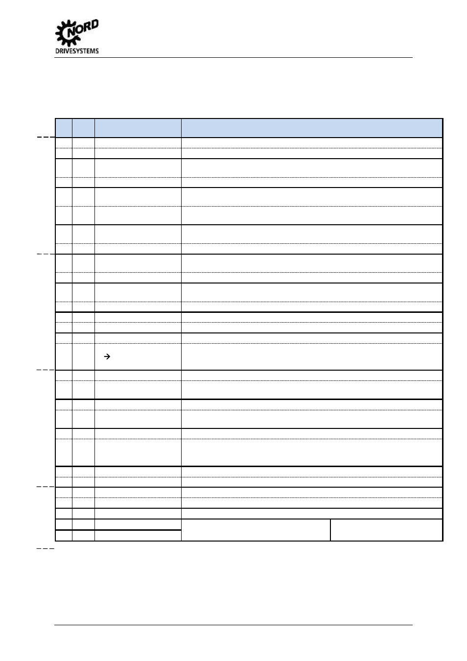 Control word (stw), Status word (zsw), Table 6: control word (stw) | 4 communication and protocol | NORD Drivesystems BU2200 User Manual | Page 14 / 42
