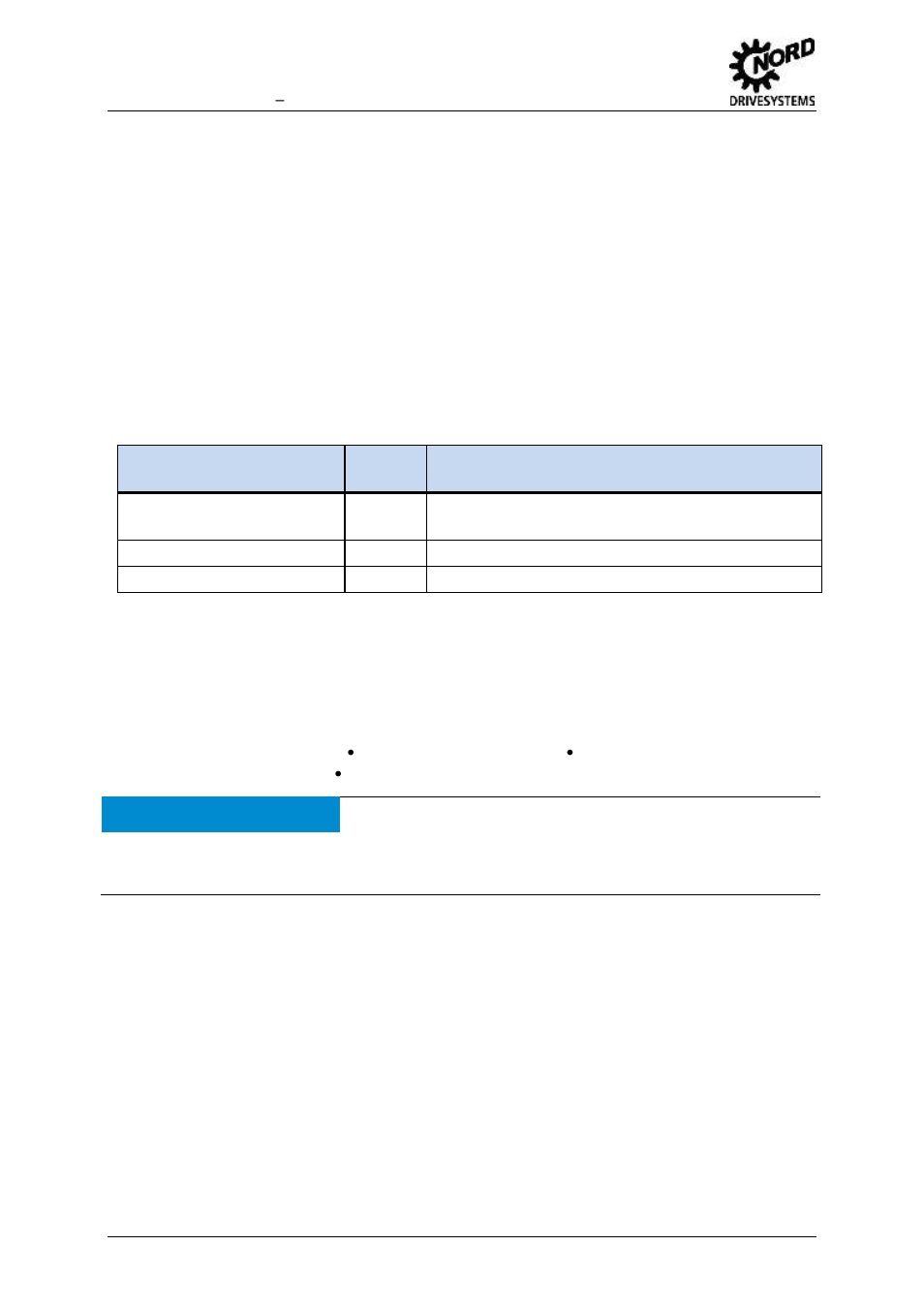 Documentation, Version list, Publisher | Notice, Supplementary operating manual | NORD Drivesystems BU2200 User Manual | Page 2 / 42