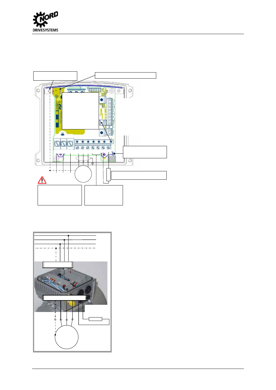 Power and and control terminal connection, 1 power connection, Power connection | NORD Drivesystems MI0300 User Manual | Page 15 / 36