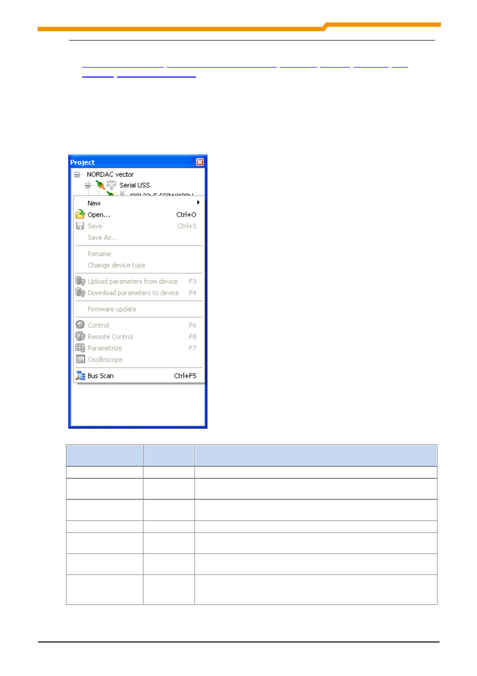 Structure of popup menu, 1 structure of popup menu | NORD Drivesystems BU0000 User Manual | Page 19 / 85