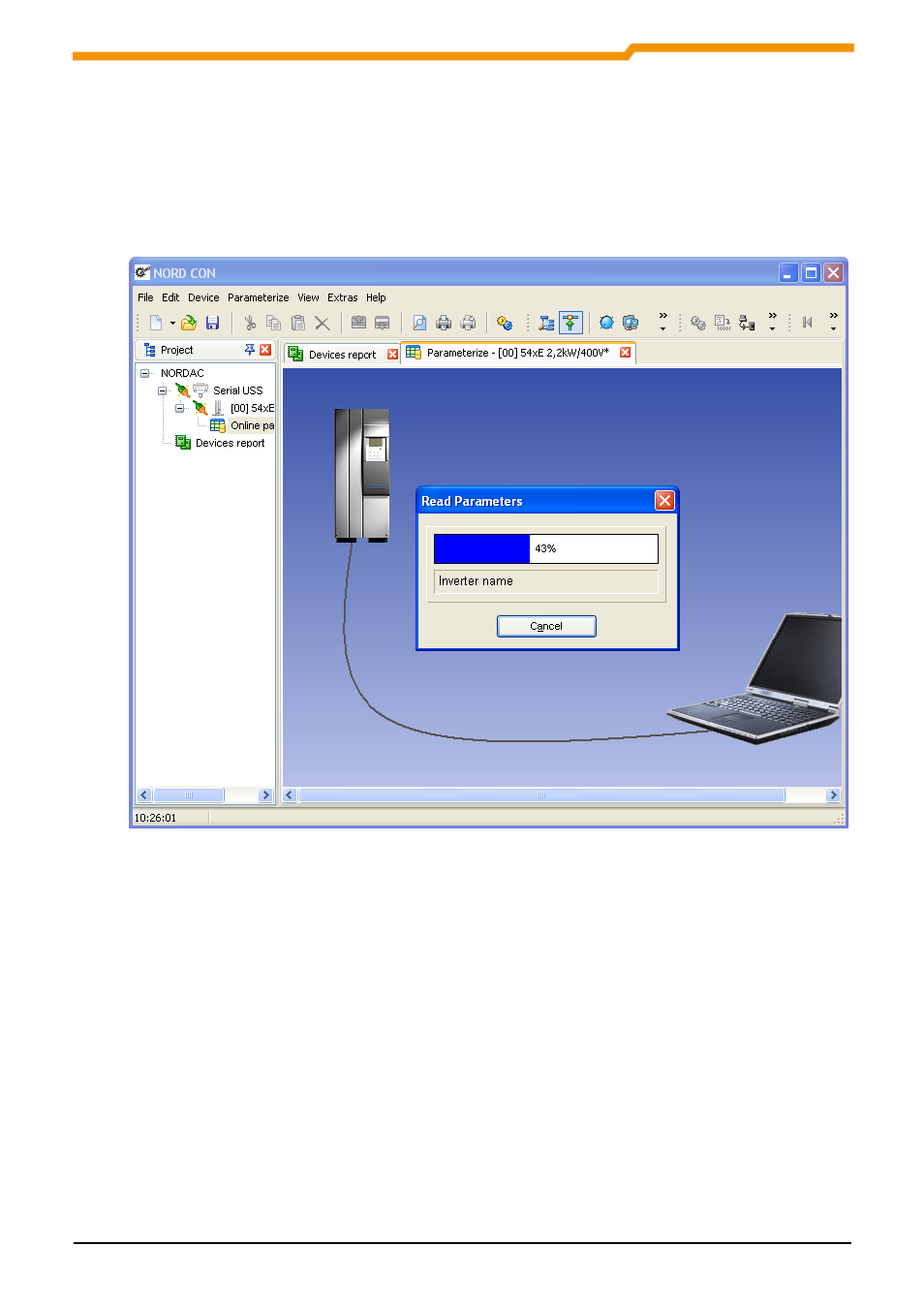 Parameter upload from device, Parameter download to device, 7 parameter upload from device | 8 parameter download to device | NORD Drivesystems BU0000 User Manual | Page 34 / 85