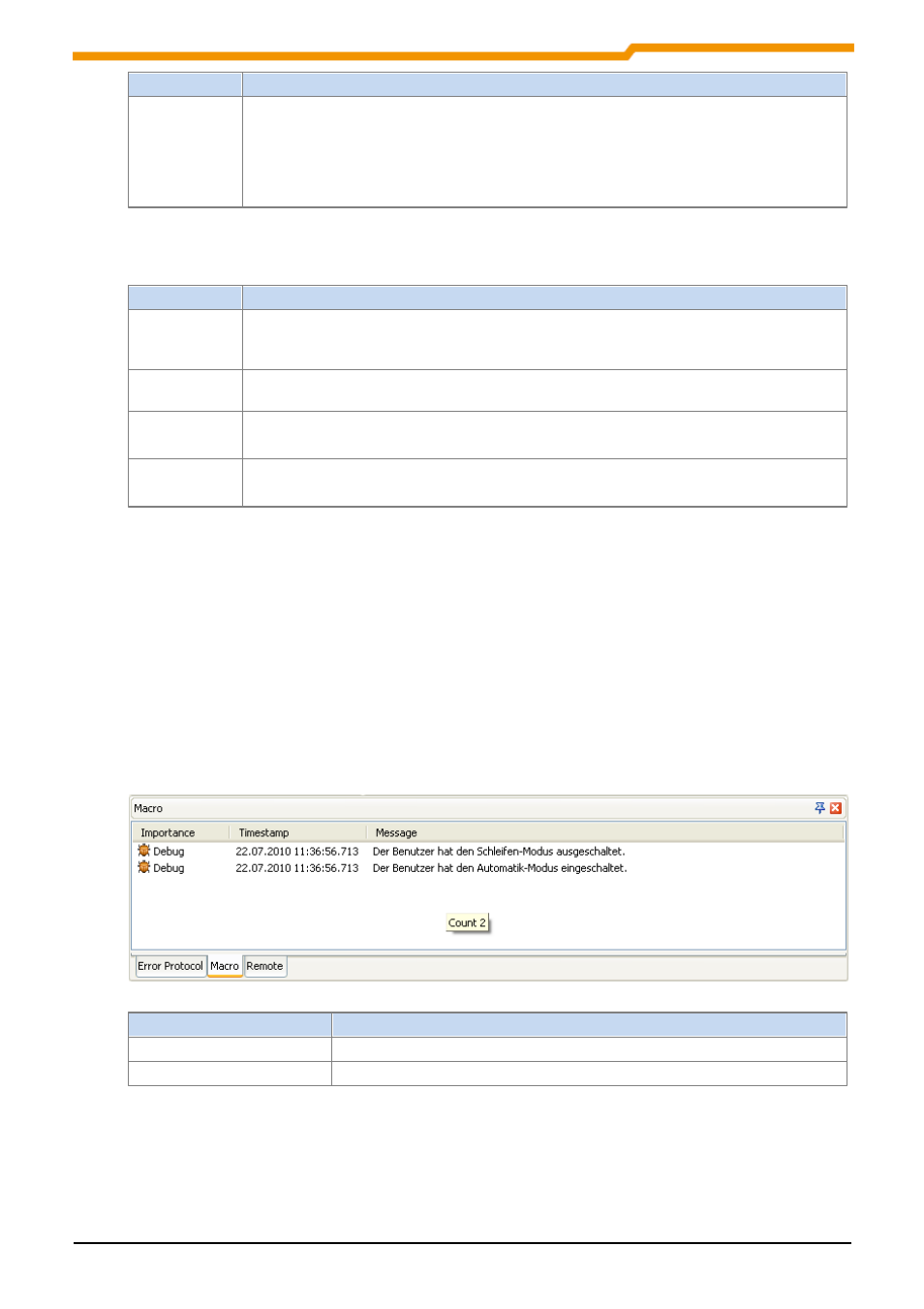 Window "log, 3 window "log | NORD Drivesystems BU0000 User Manual | Page 55 / 85