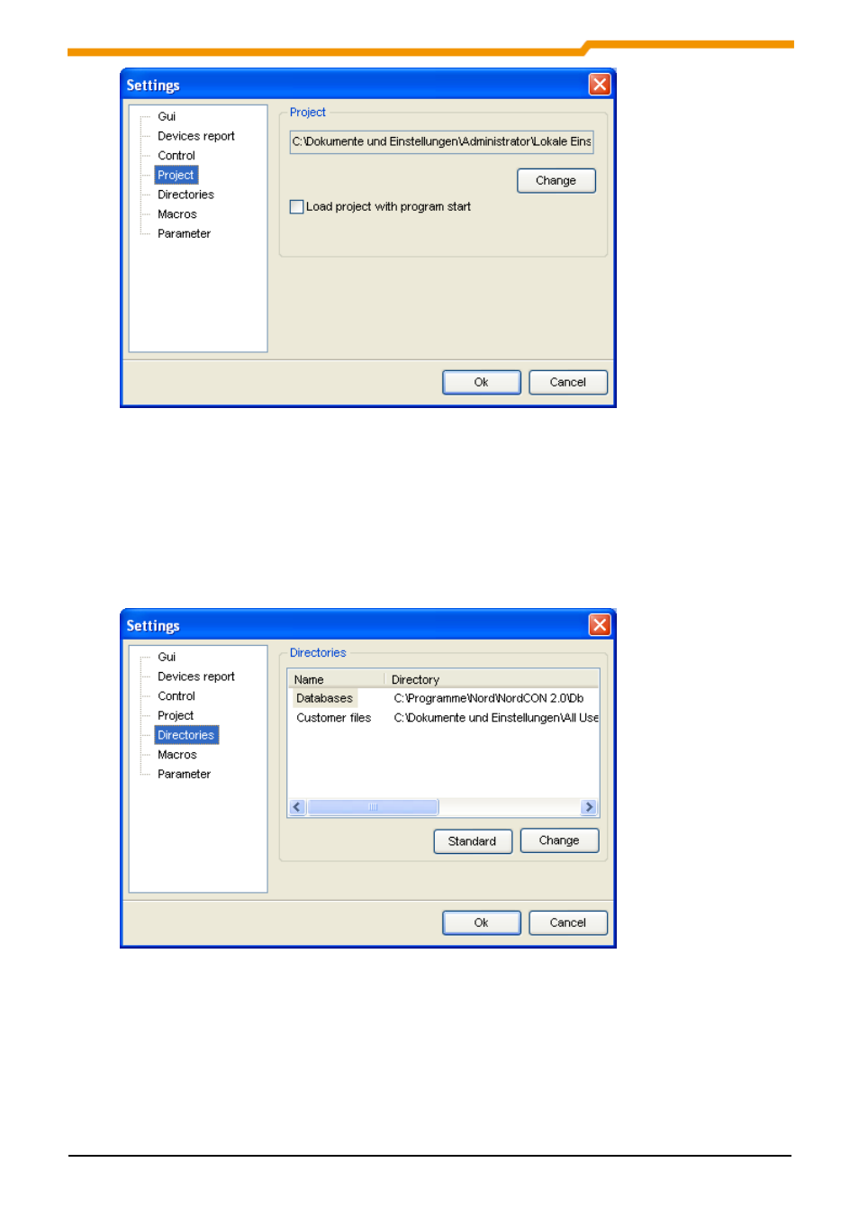 Directories, 6 directories | NORD Drivesystems BU0000 User Manual | Page 64 / 85