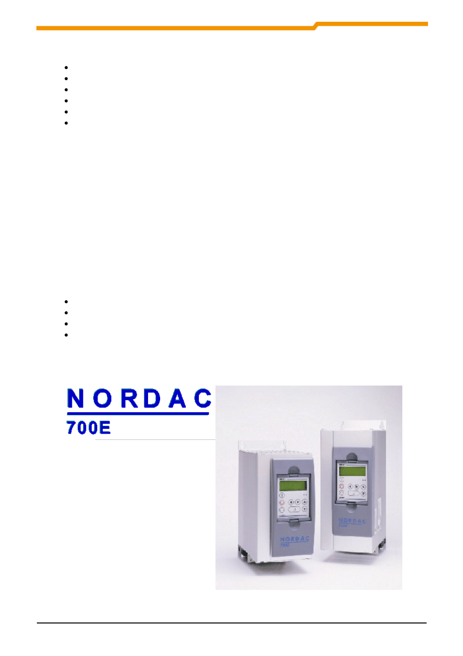 Nordac sk 700 e, 5 nordac sk 700 e | NORD Drivesystems BU0000 User Manual | Page 78 / 85