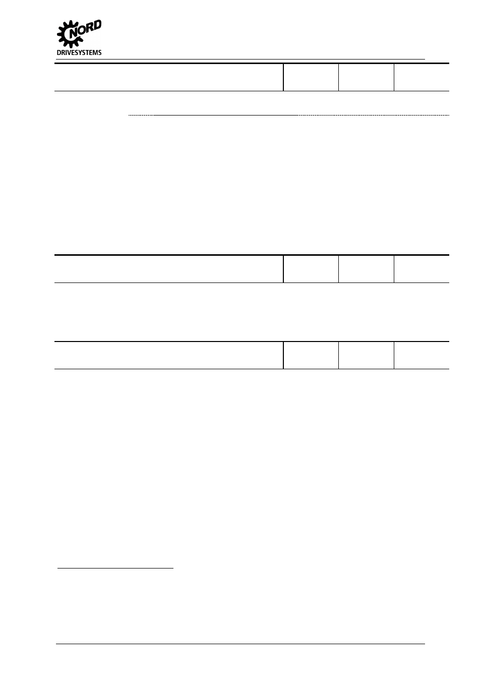 6 parameterisation, P543 bus actual value 1, P544 bus actual value 2 | P545 bus actual value 3 | NORD Drivesystems BU0020 User Manual | Page 57 / 104