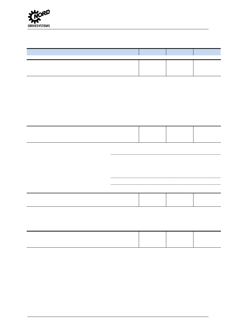 3 information, Information, 6 parameterisation | P740, Process data bus in, P741, Process data bus out, P745 module version, P745, Module version | NORD Drivesystems BU0020 User Manual | Page 59 / 104