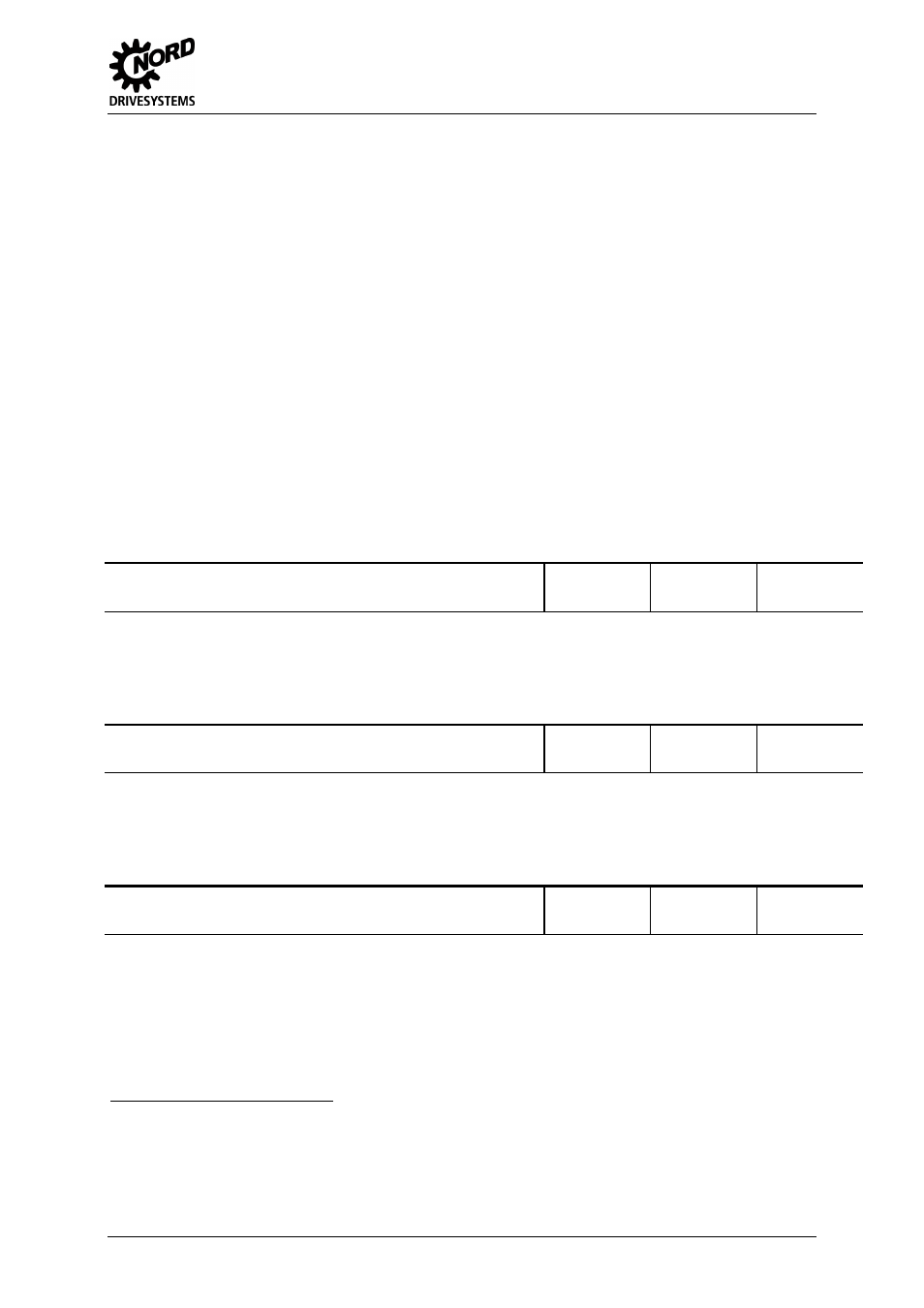 6 parameterisation, P544 bus actual value 2, P545 bus actual value 3 | P546 func. bus-set point 1 | NORD Drivesystems BU0020 User Manual | Page 65 / 104