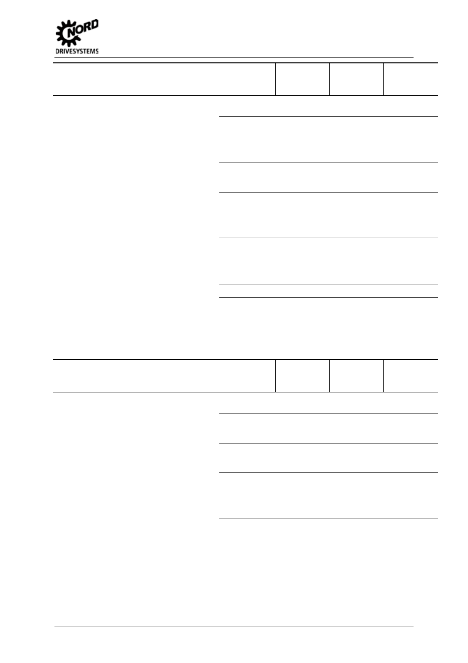 5 parameters, P740, Process data bus in | P741, Process data bus out | NORD Drivesystems BU0060 User Manual | Page 87 / 104
