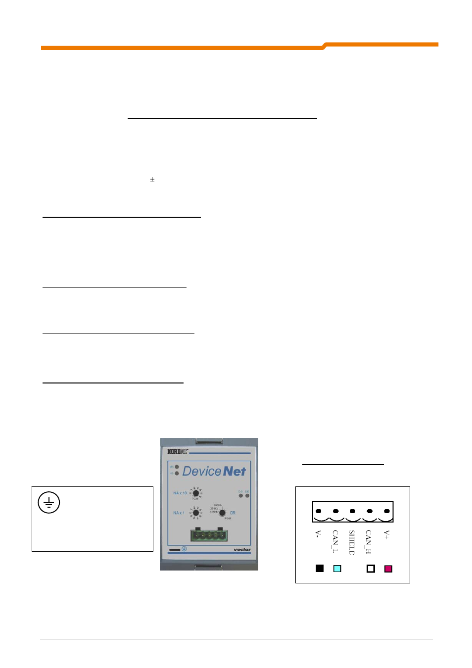 1 devicenet module sk tu1dev, 1 devicenet module sk tu1-dev | NORD Drivesystems BU0080 User Manual | Page 12 / 48