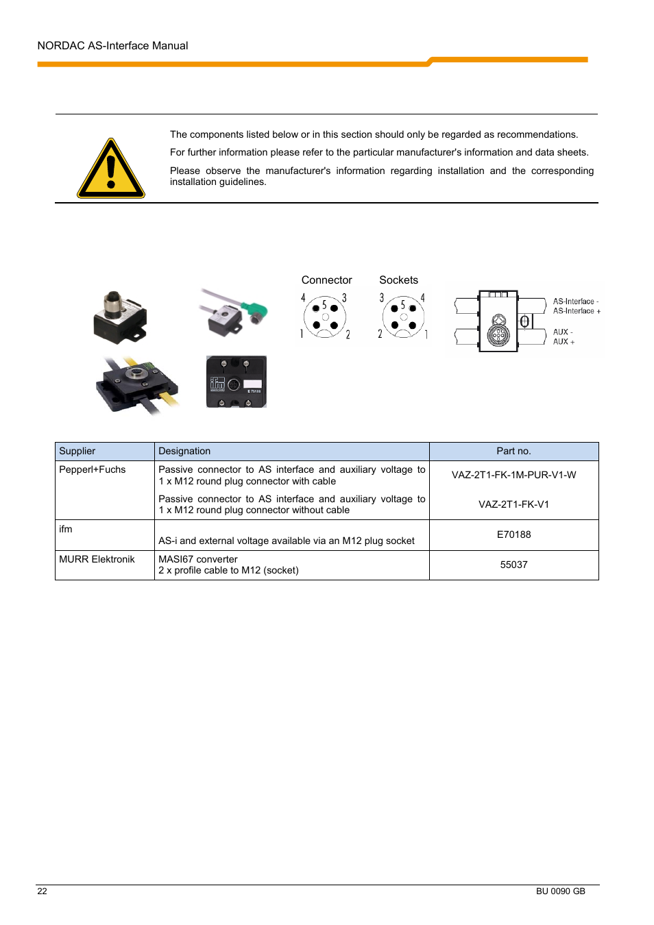 NORD Drivesystems BU0090 User Manual | Page 22 / 72