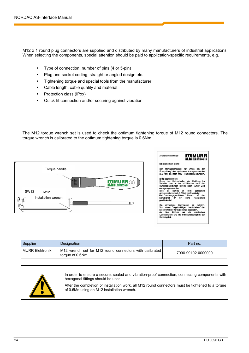 NORD Drivesystems BU0090 User Manual | Page 24 / 72