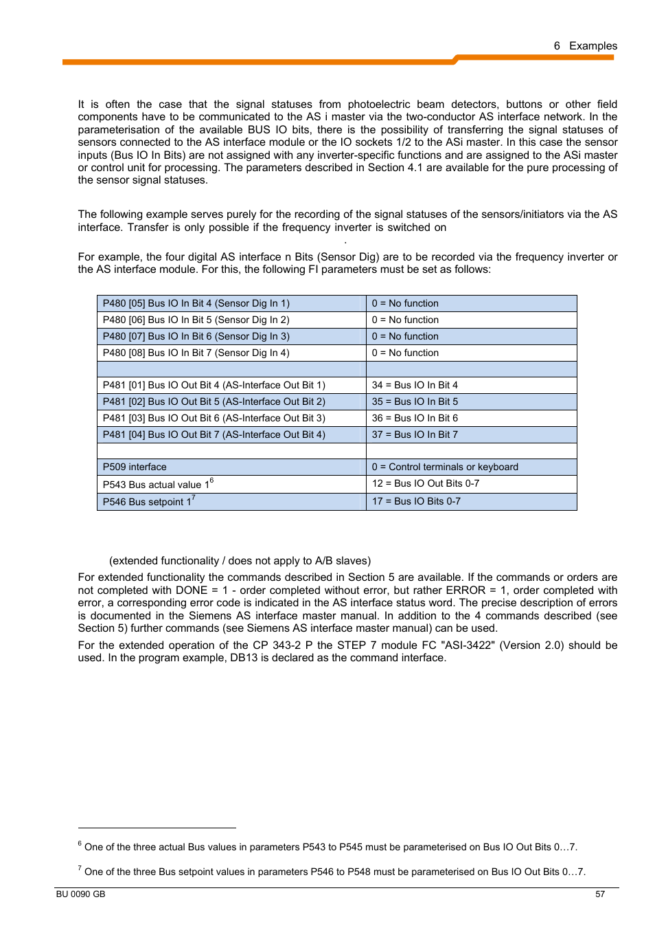 NORD Drivesystems BU0090 User Manual | Page 57 / 72