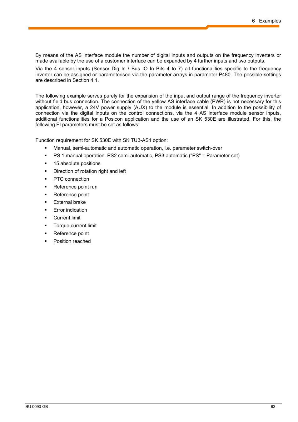 NORD Drivesystems BU0090 User Manual | Page 63 / 72