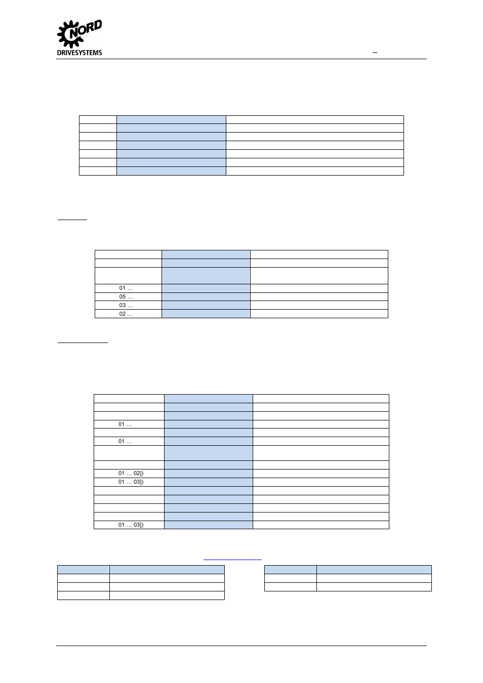 Error messages, Parameterisation, Further documentation and software (www.nord.com) | NORD Drivesystems TI 275271006 User Manual | Page 5 / 5