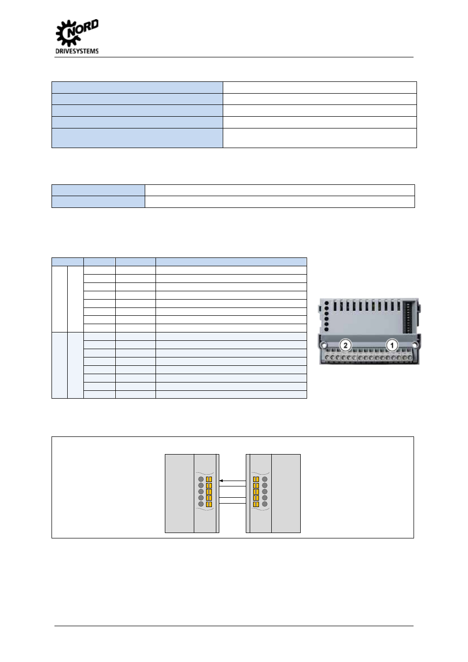 Module features, Installation, Connections | NORD Drivesystems TI 275271017 User Manual | Page 3 / 8