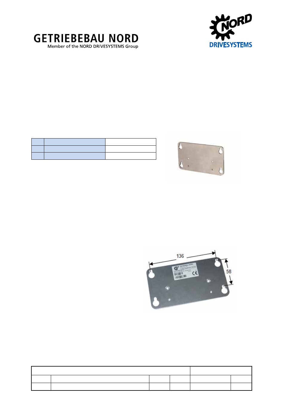 NORD Drivesystems TI 275274002 User Manual | 1 page