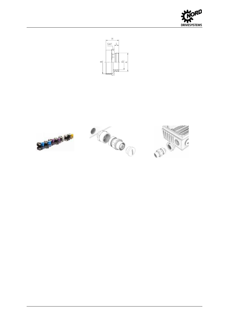 Dimensioned drawing, Installation | NORD Drivesystems TI 275274510 User Manual | Page 2 / 2