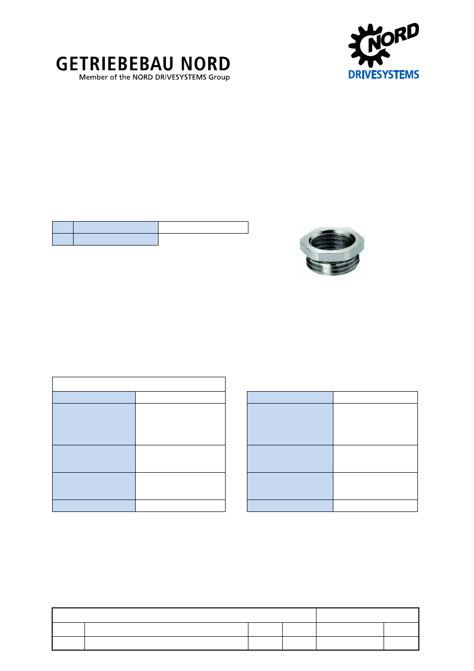 NORD Drivesystems TI 275274511 User Manual | 2 pages