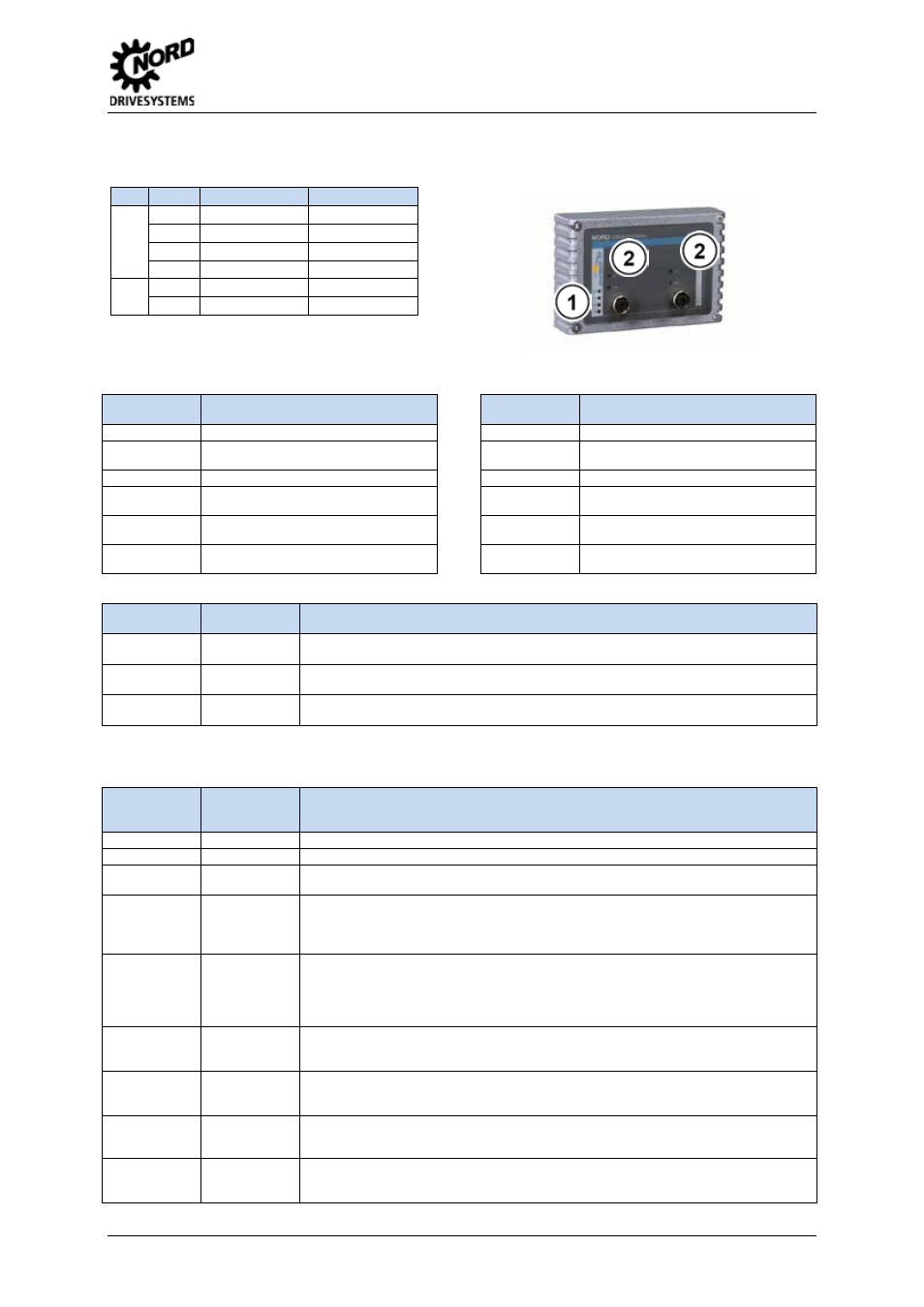 Led displays | NORD Drivesystems TI 275281119 User Manual | Page 5 / 8