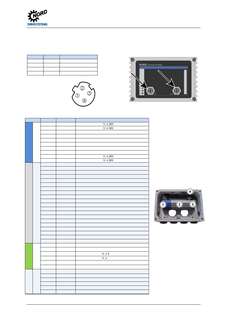 Connections | NORD Drivesystems TI 275281122 User Manual | Page 3 / 8