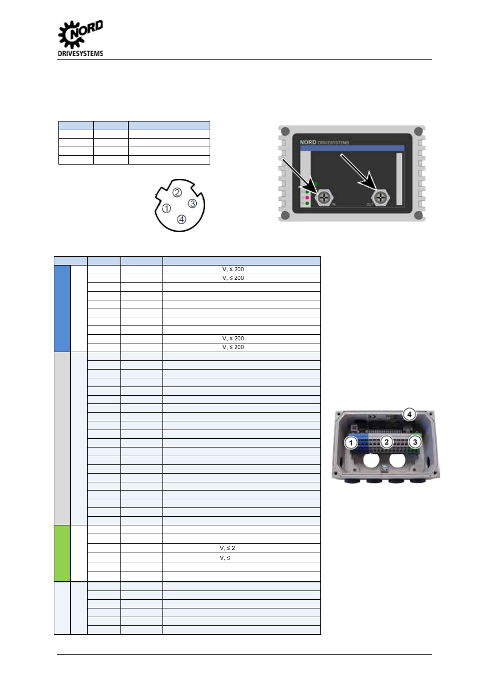 Connections | NORD Drivesystems TI 275281167 User Manual | Page 3 / 8
