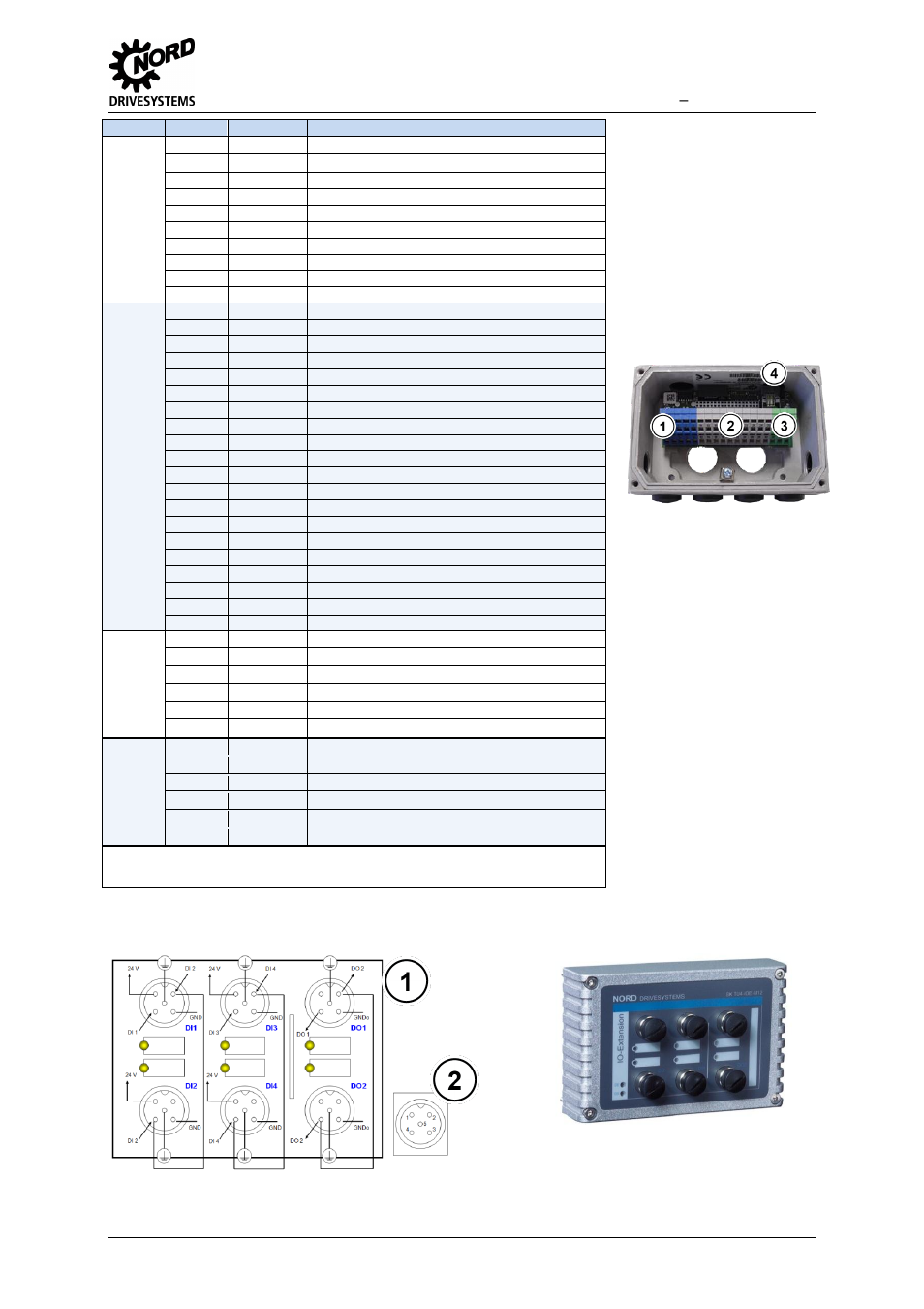 Io-extension – sk tu4-ioe-m12, Details of m12 connections | NORD Drivesystems TI 275281206 User Manual | Page 5 / 9