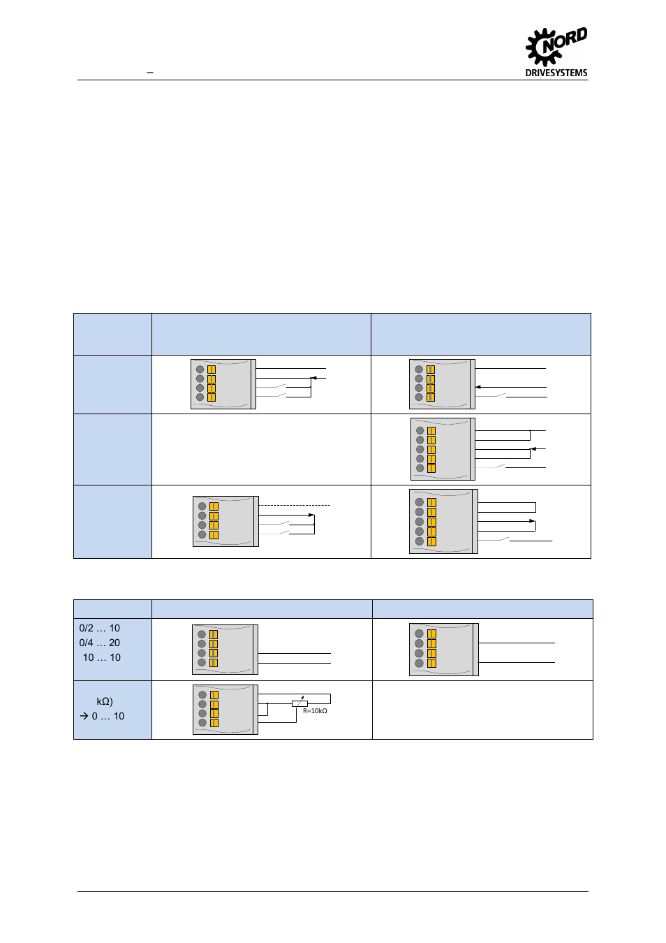 Connection examples | NORD Drivesystems TI 275281206 User Manual | Page 6 / 9