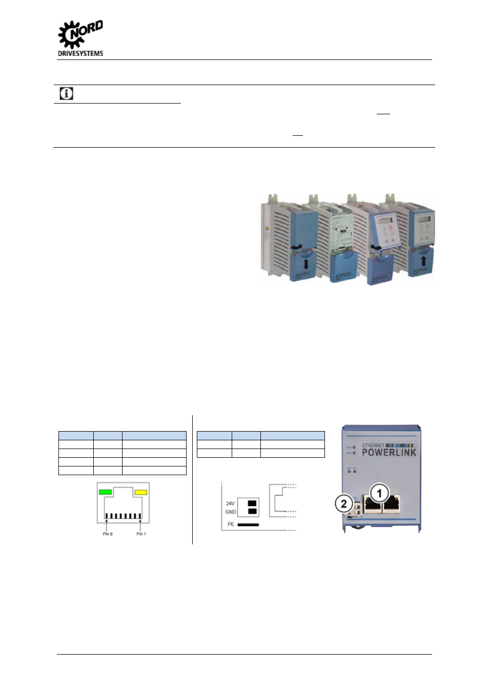 Installing, Connections, Installing the technology unit | NORD Drivesystems TI 275900140 User Manual | Page 3 / 8