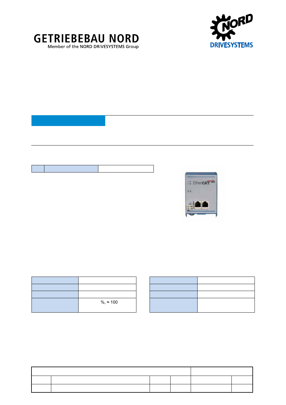 NORD Drivesystems TI 275900180 User Manual | 8 pages