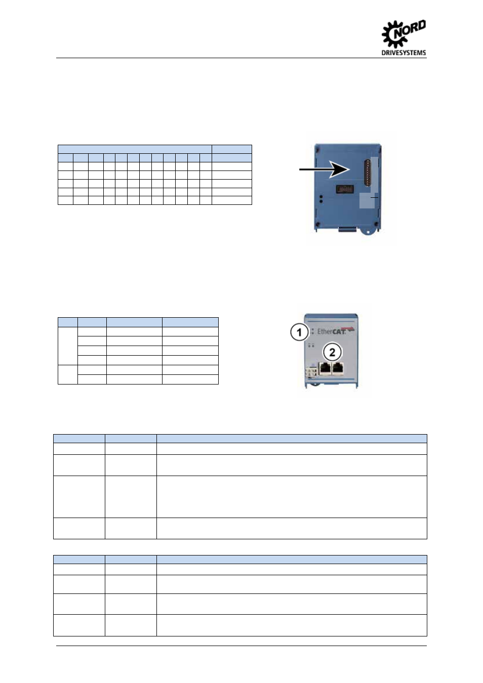 Configuration, Led displays | NORD Drivesystems TI 275900180 User Manual | Page 4 / 8