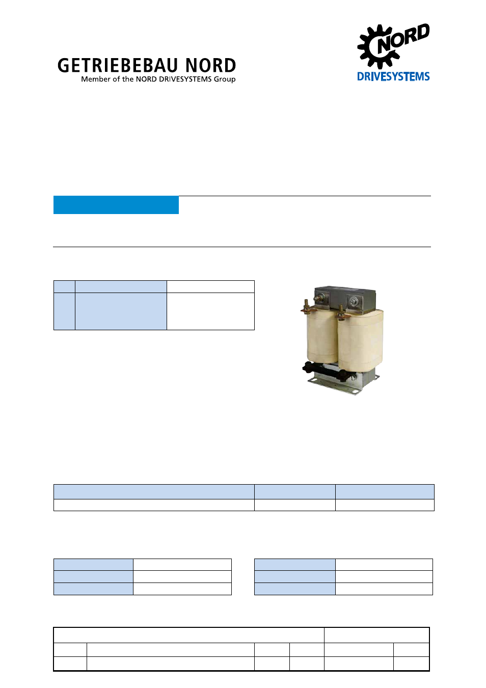 NORD Drivesystems TI 276997120 User Manual | 3 pages