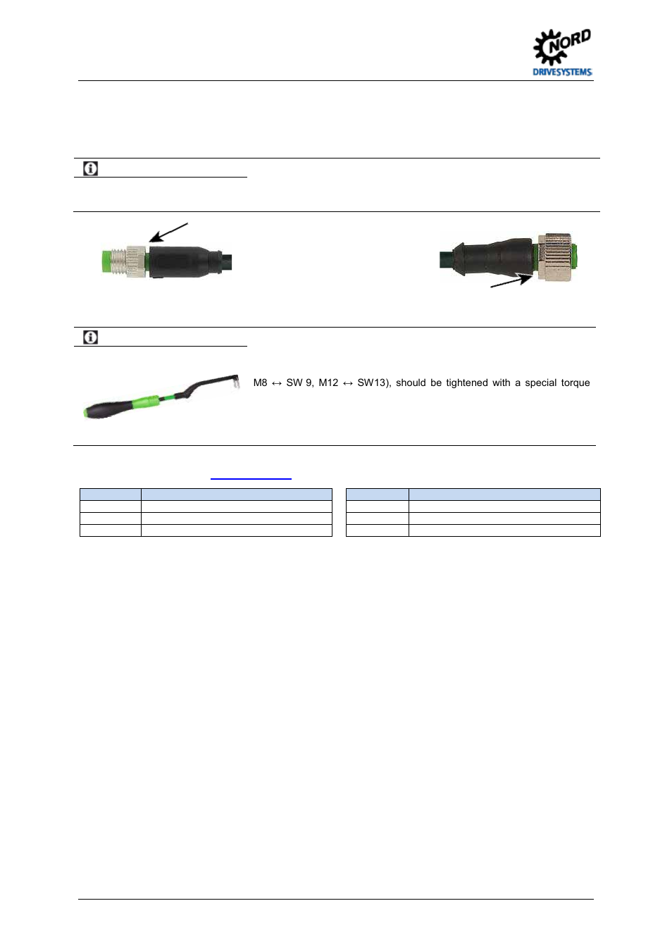 Assembly, Further documentation (www.nord.com), Information | Tightening torque, Torque wrench for assembly | NORD Drivesystems TI 278910061 User Manual | Page 4 / 4