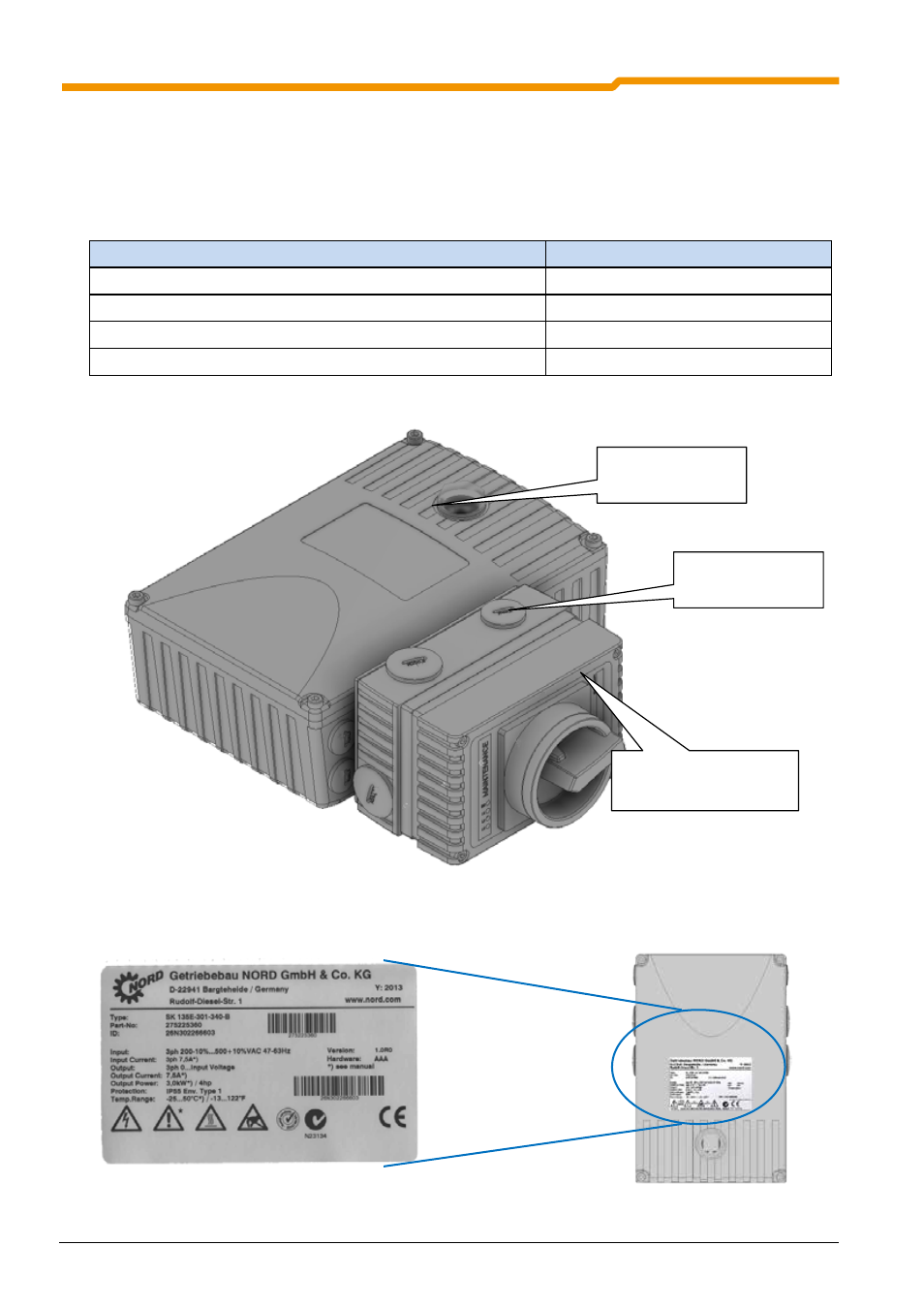 6 nomenclature / type codes | NORD Drivesystems BU0135 User Manual | Page 12 / 88