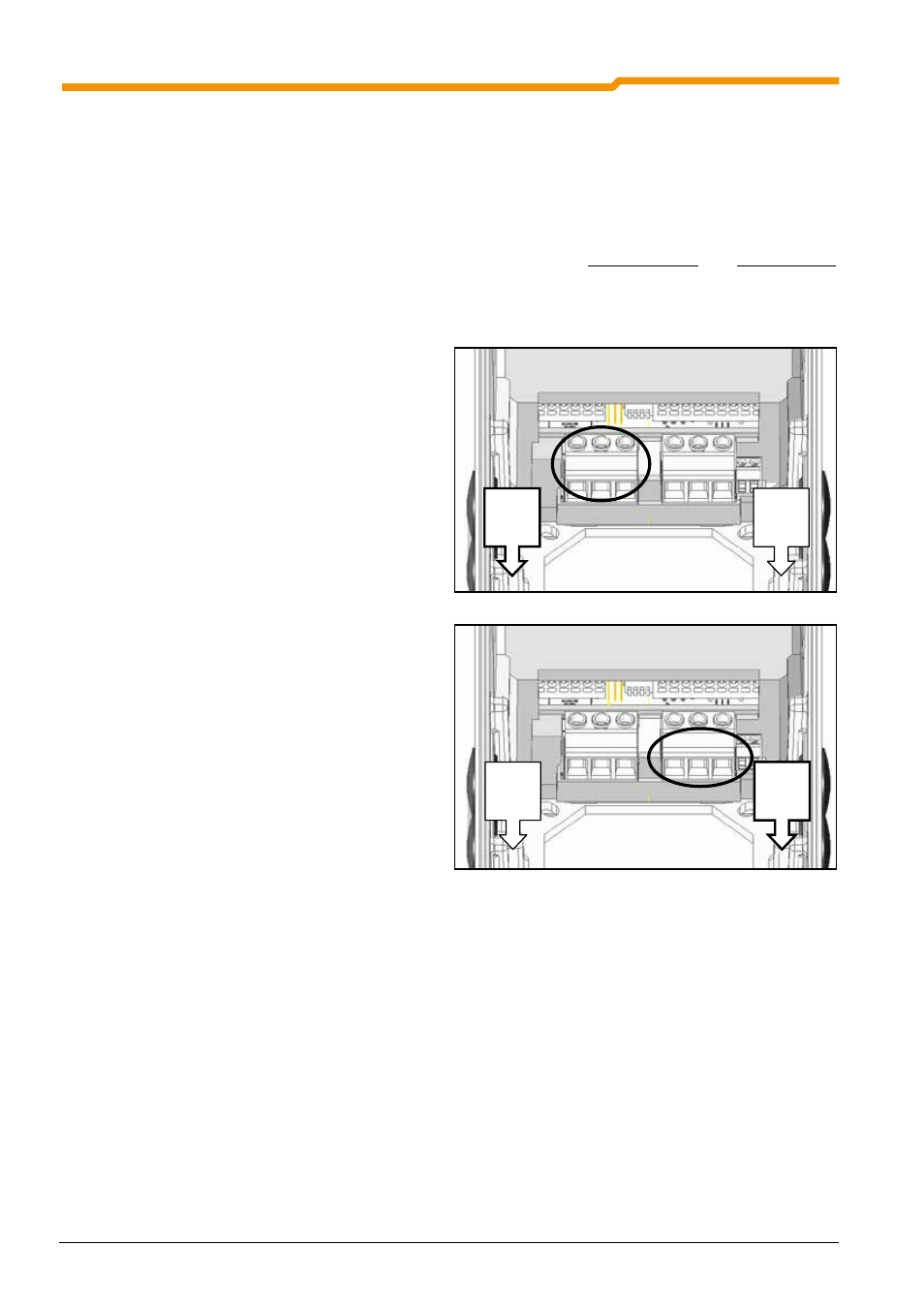 1 mains connections (l1, l2, l3, pe), Motor cable (u, v, w, pe), 2 motor cable (u, v, w, pe) | NORD Drivesystems BU0135 User Manual | Page 26 / 88