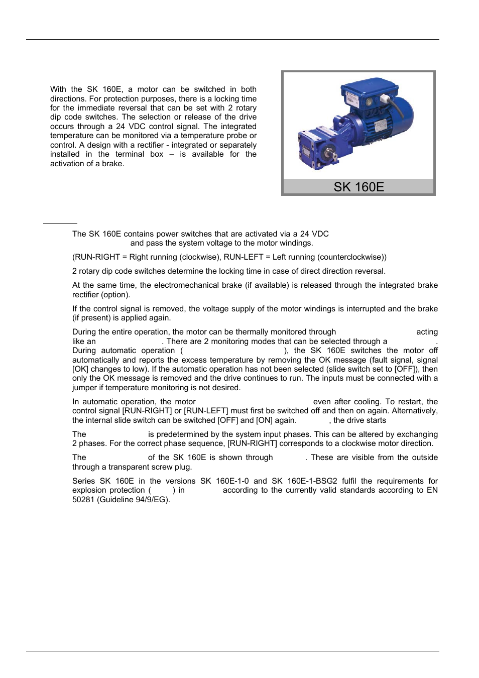 Sk 160e | NORD Drivesystems BU0100 User Manual | Page 18 / 36