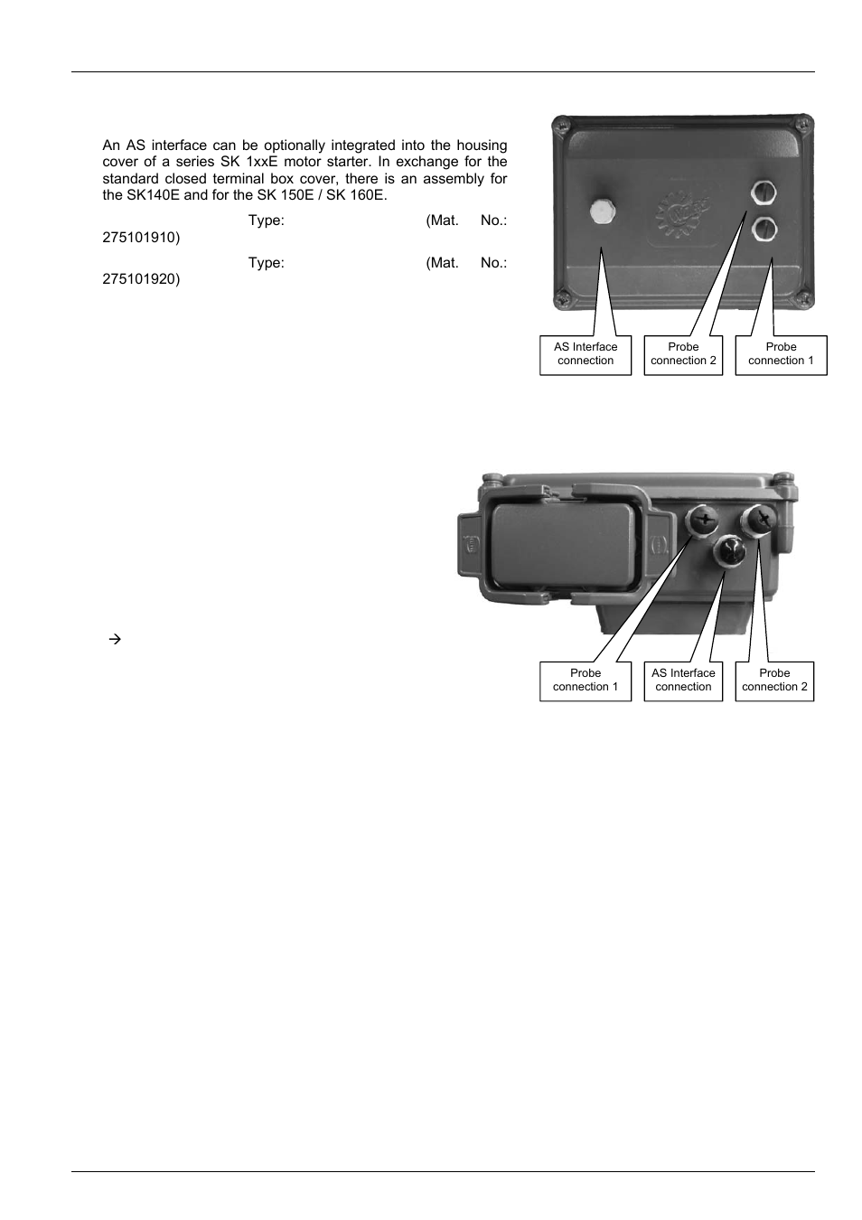 1 as interface as additional assembly, 2 as interface as additional optional assembly | NORD Drivesystems BU0100 User Manual | Page 29 / 36