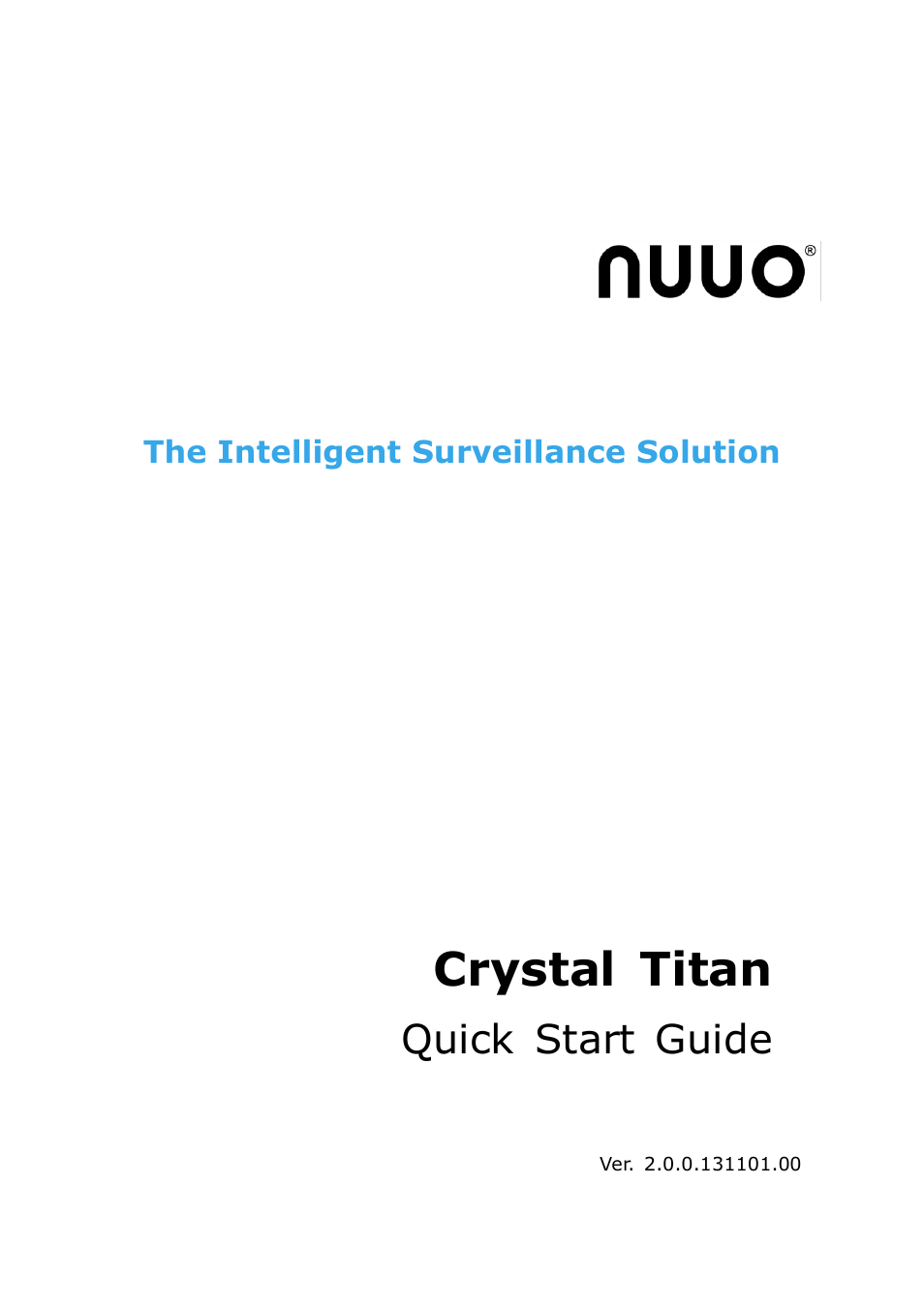 NUUO Crystal Titan User Manual | 37 pages