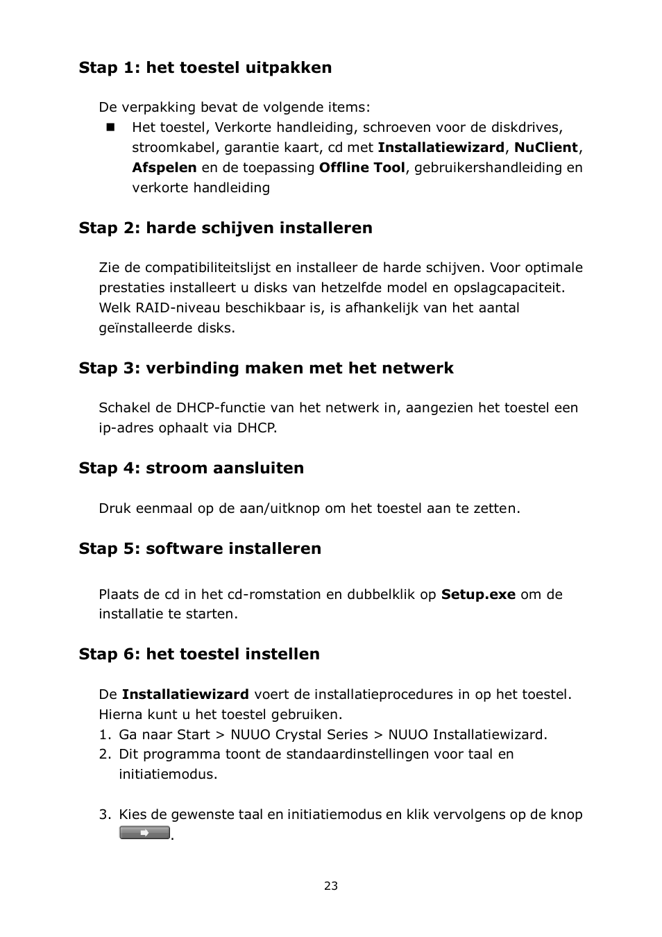 Nederlands | NUUO Crystal Titan User Manual | Page 25 / 37