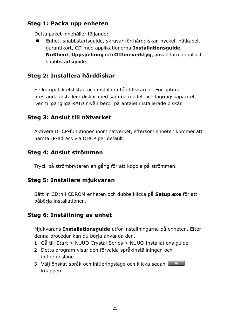 Svenska | NUUO Crystal Titan User Manual | Page 27 / 37