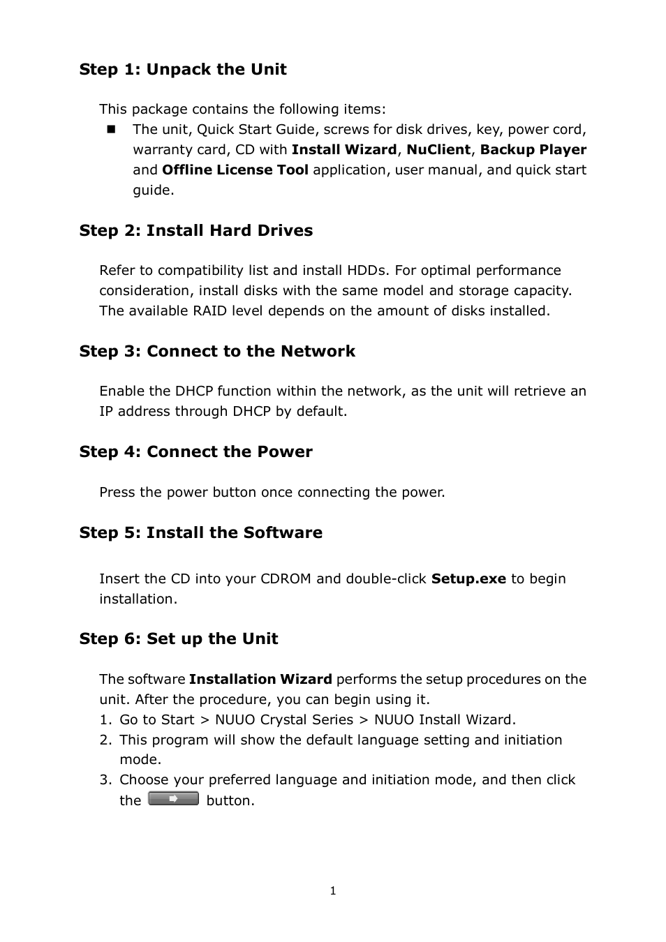 English | NUUO Crystal Titan User Manual | Page 3 / 37