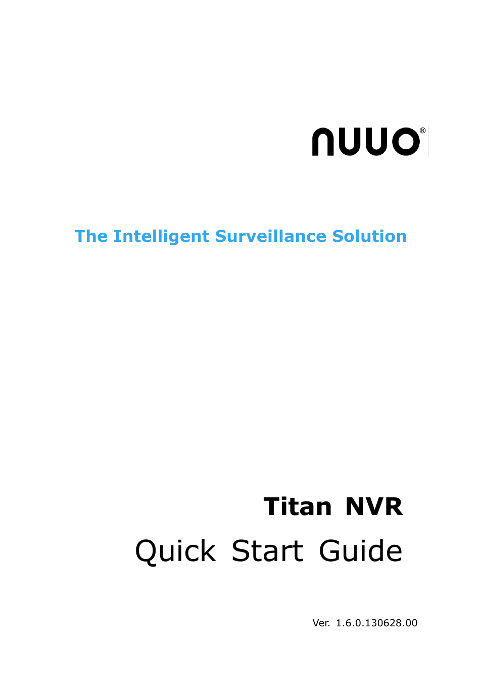 NUUO Titan NVR User Manual | 37 pages