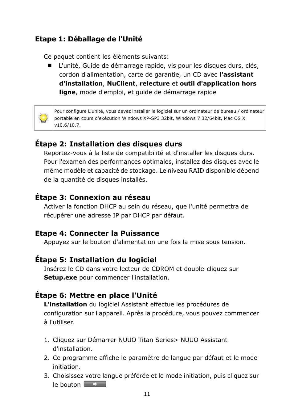 Français | NUUO Titan NVR User Manual | Page 13 / 37