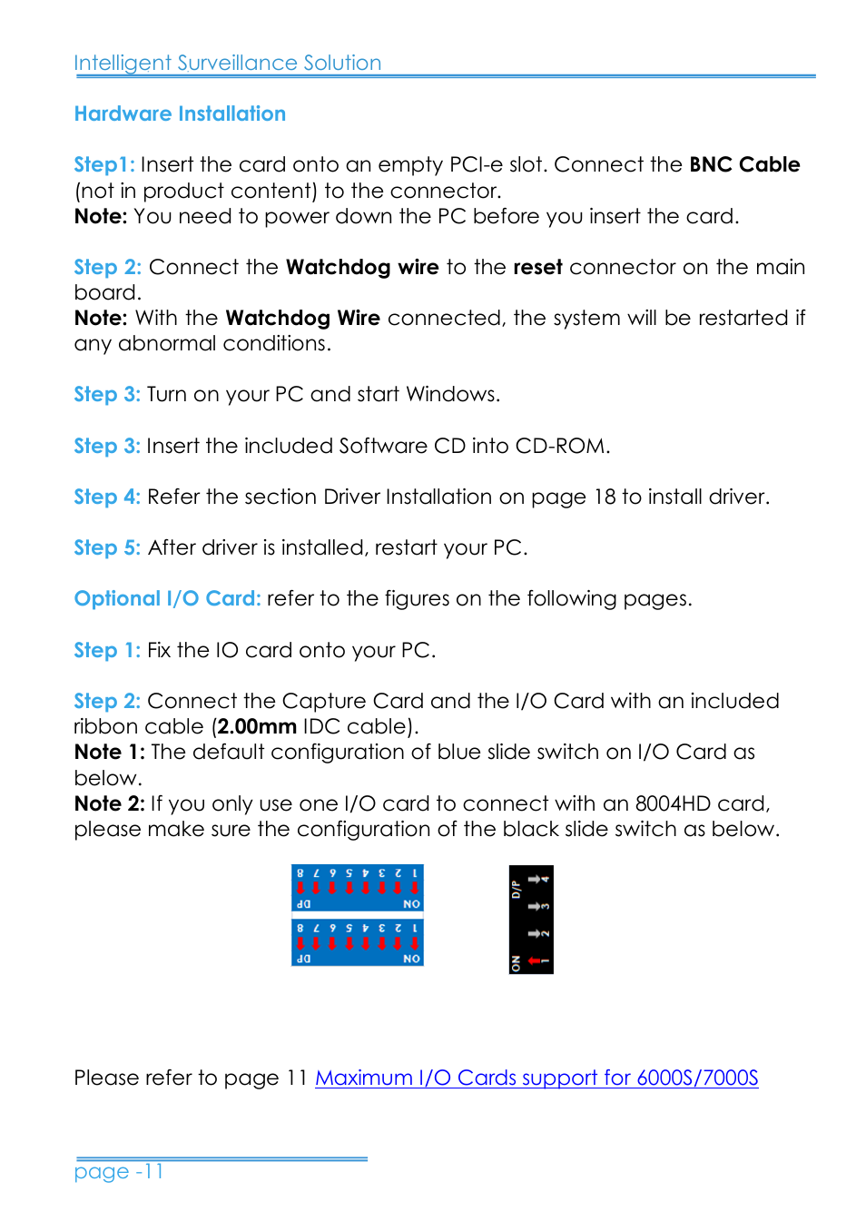 Hardware installation | NUUO 8000HD SERIES User Manual | Page 12 / 34