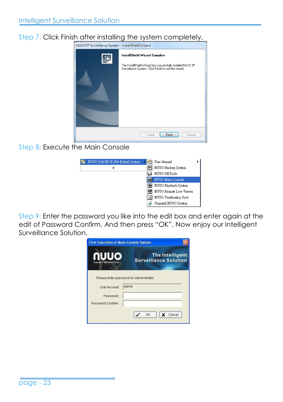 NUUO 8000HD SERIES User Manual | Page 24 / 34